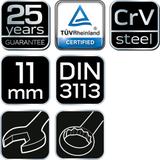 Klucz płasko-oczkowy 11 x 150 mm