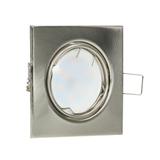 SUTRI SM ramka dekoracyjna oprawy punktowej MR16/GU10 max 50W kwadrat regulowana satyna AD-OD-6178/N