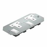 AP MT2 BS 2xSS0, Gniazdo BS z pokrywą