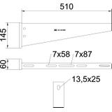AW 55/51, WSPORNIK WIESZAKOWY 510MM FT
