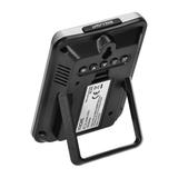 Bezprzewodowa stacja pogodowa z pomiarem temperatury i wilgotności zewnętrznej i wewnętrznej zegar W