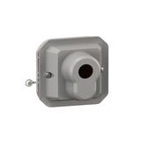 NOWE PLEXO - ŁĄCZ. NA KLUCZ 3 POZYCJE WKŁADKA TYP EURO. MECH. 10AX-250V SZARY 069705L LEGRAND
