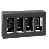 Simon Connect Obudowa natynkowa S500 4-modułowa 8x K45 kompletna szary grafit