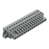 Gniazdo MCS‑MIDI Classic 16‑biegunowe szare raster 5mm 231‑116/027‑000 /10szt./ WAGO