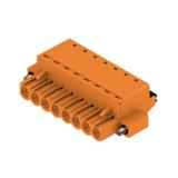 BLF 5.00HC/08/180F SN OR BX Wtyk PCB (złącze wiązki), 5.00 mm, Liczba biegunów: 8, PUSH IN, Złącze sprężynowe /36szt./ 1017490000 WEIDMÜLLER