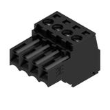 BL 3.50/04/180 SN BK BX Wtyk PCB (złącze wiązki), 3.50 mm, Liczba biegunów: 4, Przyłącze z jarzmem /132szt./ 1615690000 WEIDMÜLLER