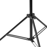 RIGEL LED zestaw: lampa warsztatowa składana 5-skrzydłowa 55W + statyw + adapter