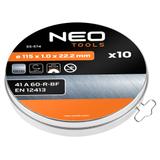 Tarcza tnąca do metalu 115 x 1.0 x 22.2 mm, 41 A60-T-BF, 10 szt.