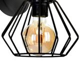 MILAGRO Kinkiet ULF BLACK/WOOD 1xE27 60W