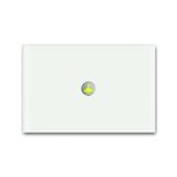 6340-811-101-500 - Element obsługowy Busch-priOn, 1/2 klawiszowy, szkło białe