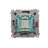 Simon Basic Przycisk światło 10A szybkozłączka czerwony