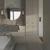 BERKER Serie 1930/Glas Płytka czołowa z pokrętłem do łącznika obrot. czarny połysk 164701 HAGER