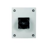 P3-63/SE3/SVB-SW Rozłącznik 63A 3P w obudowie ze stali nierdzewnej rączka czarna z blok. 197365 EATO