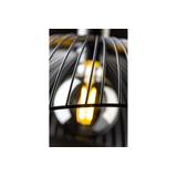 OPRAWA SUFITOWA RETO 1, 4137, AC220-240V, 50/60Hz, 1*E27, IP20, ŚREDNICA 40 cm, POJEDYNCZA, CZARNA