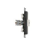 Simon 55 Gniazdo ekwipotencjalne pojedyncze Grafitowy mat