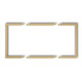 Ramka wypełniająca podwójna DECO złoty 29DRW-2 KARLIK