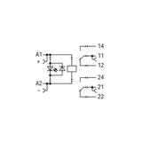 Podstawka z przekaźnikiem 110V DC 8A 2P /20szt./ 788-315 WAGO