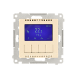Simon 54 WMDR-17xxx1-041 Termostat programowalny z wyświetlaczem z wew/zewn czujnikiem temperatury, DETD1A.01/41 KONTAKT