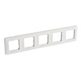 Cariva Ramka Pięciokrotna Biała Produkt wycofany 773655 LEGRAND