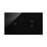 Simon 54 Touch Panel dotykowy S54 Touch 2 moduły 1 pole dotykowe + 2 pola dotykowe pionowe zastygła lawa DSTR213/73 KONTAKT