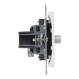 SUNO - Gniazdo TV typ  F  - końcowe - 1.5 dB, Biały, Legrand