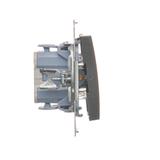 Simon 54 Łącznik schodowy bez piktogramu 10A 250V szybkozłączka antracyt DW6.01/X/48 KONTAKT
