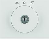 K.1 Płytka czołowa z kluczykiem do łącznika żaluzjowego obrotowego, biały