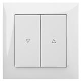 SENTIA: b/r Łącznik żaluzjowy biały IP 20