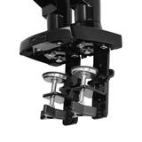 Obrotowy uchwyt biurkowy na sprężynie gazowej do dwóch monitorów LCD LED 17”-27”