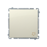 Simon Basic Przycisk dzwonek 16A z. śrub. beż