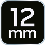 Nasadka udarowa 1/2", 12 x 38mm, Cr-Mo