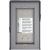 Obudowa natynkowa z daszkiem do paneli Sfera - 2 moduły - Stalowoszara, Bticino