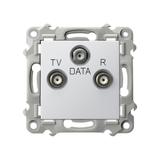 SZAFIR Gniazdo RTV-DATA - kolor biały