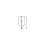 Lampa LED Vintage 1906 BALLON BLUE dim 4,5W/816 E27