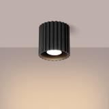 SOLLUX Plafon AURA 1 czarny GU10 ; SL.1784
