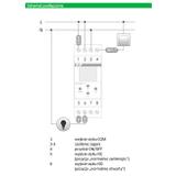 Zegar sterujący programowalny tygodniowy, 1-kanałowy - programowalny przez NFC, z podświetleniem