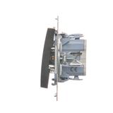 Simon 54 Przycisk „światło” z podświetleniem LED 10A szybkozłączka antracyt