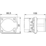 CEE16E2, PUSZKA MONTAŻ.DO CEE