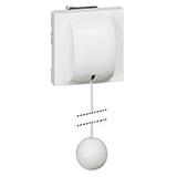 Mosaic Łącznik Pojedynczy Z Cięgnem 2 Moduły Biały 10A-230V 077014 LEGRAND