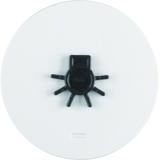 BERKER R.1/R.3 Klawisz z soczewką i wypukłym symbolem światło biały 16512049 HAGER