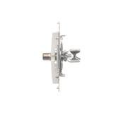 Simon 54 Gniazdo antenowe SAT pojedyncze Do instalacji indywidualnych biały