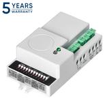 Mikrofalowy czujnik ruchu mini ze ściemniaczem, 360/180st. z regulacją zworkową, IP20, 1200W