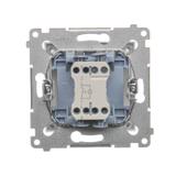 Simon 54 Przycisk „światło” z podświetleniem LED 10A szybkozłączka biały