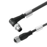 SAIL-M12WM12G-4-10U Przewód czujnika-siłownika (zmontowany), Kabel połączeniowy, M12 / M12, Liczba biegunów: 4, Długość kabla: 10 m, złącze męskie, kątowe - złącze żeński /1szt./ 1071991000 WEIDMÜLLER