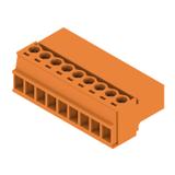 SCZ 3.81/09/180G SN OR BX Wtyk PCB (złącze wiązki), 3.81 mm, Liczba biegunów: 9, Przyłącze z jarzmem /50szt./ 1969630000 WEIDMÜLLER