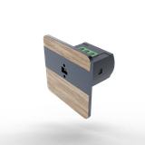 Laserowy czujnik odległości DRL-12, czujnik ruchu, buk-antracyt