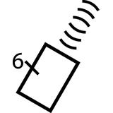 KNX q/e/s Pilot radiowy 6-kanałowy KNX RF TU406 HAGER
