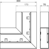 GS-SFS70170RW, Naroże płaskie 70X170 CZ.B.