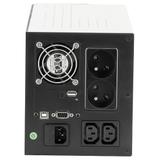 UPS Keor SP 1500VA, Line Interactive, 2xIEC+2xFR, Ładowarka USB, Legrand