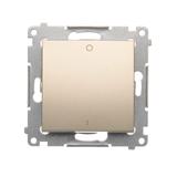 Simon 54 Łącznik dwubiegunowy 16A z. śrub. złoty mat